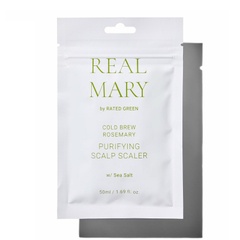Очищающая маска для кожи головы с морской солью Rated Green Real Mary Cold Brewed Rosemary Purifying Scalp Scaler, 50ml
