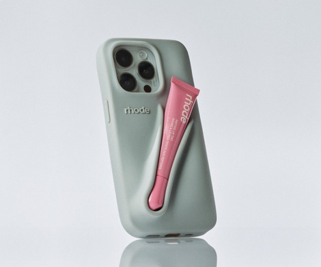 Силиконовый чехол Rhode lip phone case 14 pro