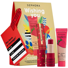 Набор для губ Sephora Collection Wishing You Lips Day & Night Set - Strawberry + Cherry