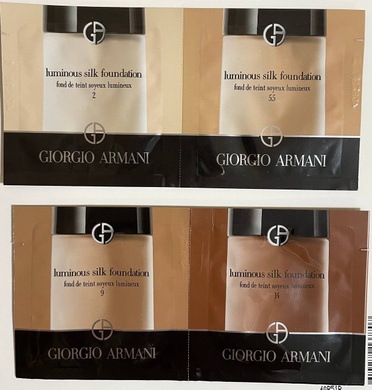Пробник тонального крема Armani Beauty LUMINOUS SILK FOUNDATION