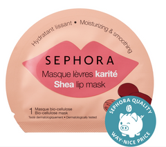Тканинна маска для губ з маслом ши Sephora Hydrating Lip Mask Shea