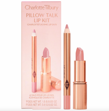 Набір для губ Charlotte Tilbury Mini Pillow Talk Lipstick & Liner Set