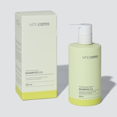 Шампунь для глубокого очищения кожи головы whocares Shampoo 2.0 Fundamental Repair, 300 мл
