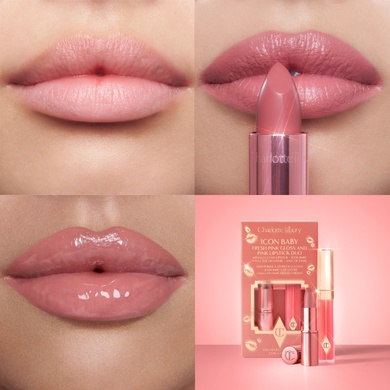 Набір для губ Charlotte Tilbury K.I.S.S.I.N.G Lipstick and Lip Gloss Duos