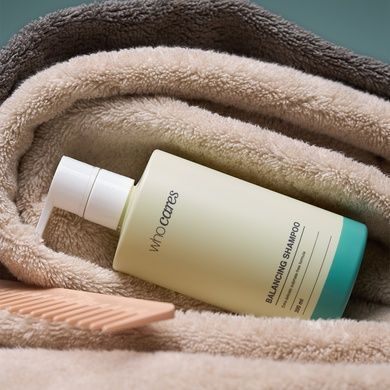 Шампунь безсульфатный whocares Balancing Shampoo, 300 мл