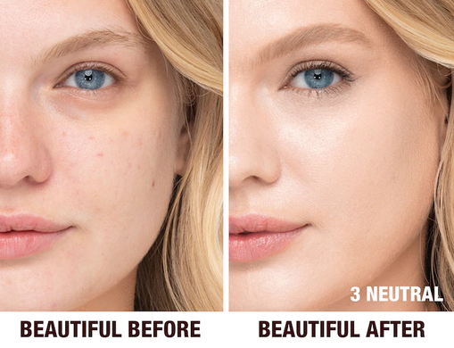 Тональна основа Charlotte Tilbury Beautiful Skin Medium Coverage Liquid Foundation with Hyaluronic Acid - 3N
