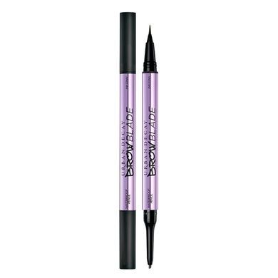 Карандаш и маркер для бровей 2 в 1 Urban Decay Brow Blade Ink Stain + Waterproof Pencil "Cool Cookie"