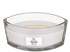 Ароматична свічка з ароматом жасмину Woodwick Ellipse Smoked Jasmine, 453g