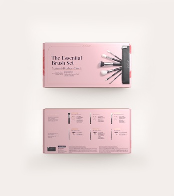 Набор кистей для макияжа Zoeva The Essential Brush Set (черный)