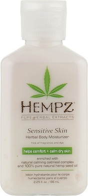 Зволожуючий лосьйон для чутливої шкіри Hempz Sensitive Skin Herbal Body Moisturizer, 66ml