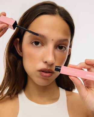 Стійкий прозорий гель-скульптор для брів UNICO Brow Gel Sculpt & Care