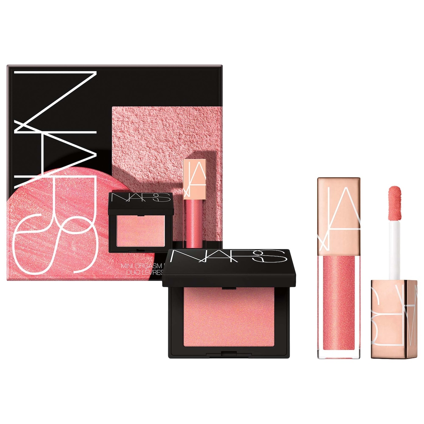 NARS Mini Orgasm Blush and Lip Gloss Duo Set Princess Shop