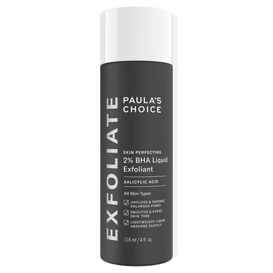 Тоник - эксфолиант с 2% салициловой кислотой Paula's Choice Skin Perfecting 2% BHA Liquid Exfoliant 118ml