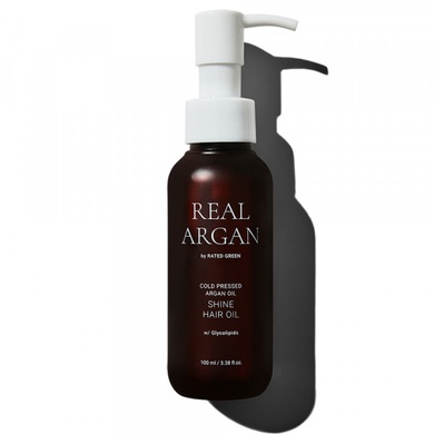 Аргановое масло для волос Rated Green Real Argan Shine Hair Oil, 100ml