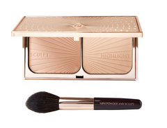 Палeтка для обличчя Charlotte Tilbury Limited Edition Filmstar Bronze & Glow - Palette & Brush Kit 22.5g