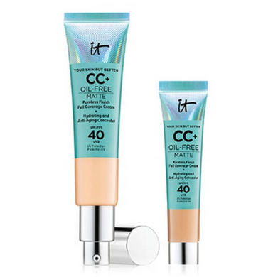 Матирующая тональная основа IT COSMETICS Your Skin But Better CC+ Oil-Free Matte SPF 40 - LIGHT