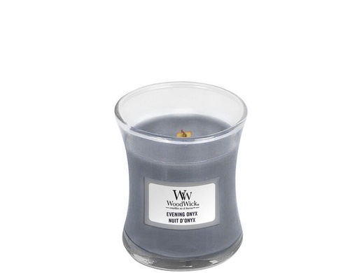Ароматична свічка з ароматом чорної орхідеї і сандалового дерева Woodwick Mini Evening Onyx, 85g