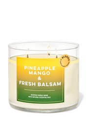 Свічка ароматизована Bath and Body Works Pineapple Mango & Fresh Balsam