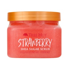 Цукровий скраб для тіла з полуницею Tree Hut Strawberry Shea Sugar Scrub, 510g