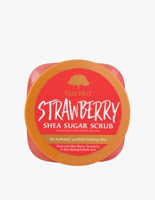 Сахарный скраб для тела с клубникой Tree Hut Strawberry Shea Sugar Scrub, 510g