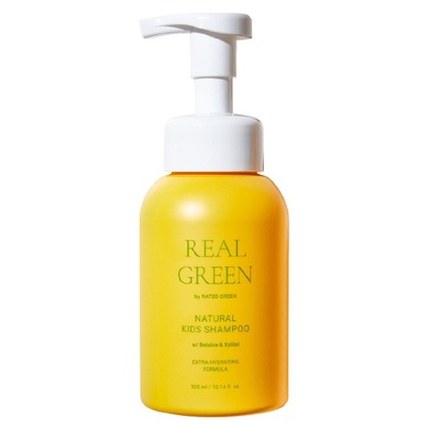 Детский шампунь на основе натуральных экстрактов RATED GREEN Real Green Natural Kids Shampoo, 300ml