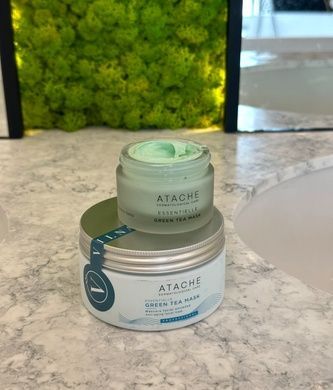 Відновлююча заспокійлива маска для обличчя Atache Essentielle Reafirming Mask Green Tea, 200ml