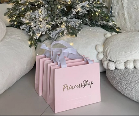 Подарунковий пакет Princess Shop (рожевий)