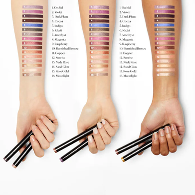Набор пробников теней для век Laura Mercier Caviar Stick Eye Color, 3x0.25g