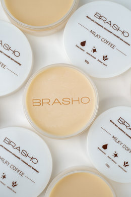 Мило для очищення пензликів та спонжиків BRASHO - Milky Coffee