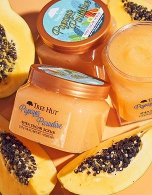 Цукровий скраб для тіла Tree Hut Papaya Paradise Shea Sugar Scrub, 510g