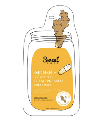 Тканевая маска для лица Sweet Chef Ginger + Vitamin C Fresh Pressed Sheet Mask