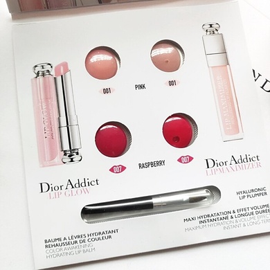 Набор пробников для губ Dior Lip Plump & Glow To The MAX Card