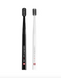Набір зубних щіток Curaprox White is Black Duo Black UltraSoft, чорні d 0,10 мм (2 шт.)