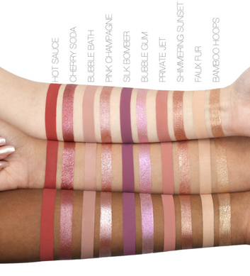Кремовые тени HUDA BEAUTY Matte & Metal Melted Shadows - Bubble Bath & Pink Champagne