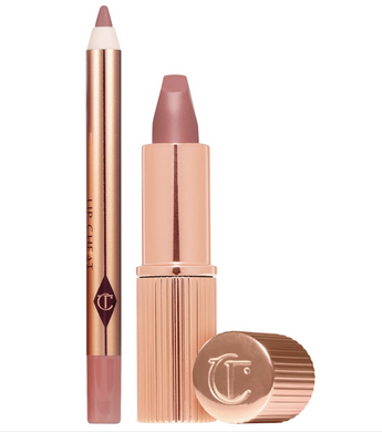 Набір для губ Charlotte Tilbury Mini Pillow Talk Lipstick & Liner Set (УЦІНКА)