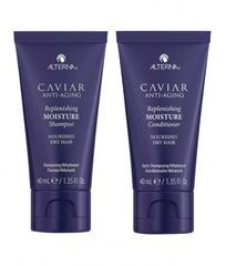 Набор шампунь + кондиционер Alterna Caviar Anti-Aging Replenishing Moisture Shampoo + Conditioner, 2х40ml
