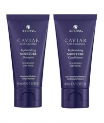 Набір шампунь + кондиціонер Alterna Caviar Anti-Aging Replenishing Moisture Shampoo + Conditioner, 2х40ml