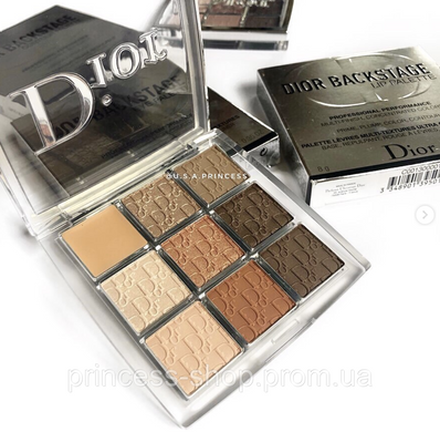 Палітра тіней Dior BACKSTAGE Eyeshadow Palette - 001 WARM