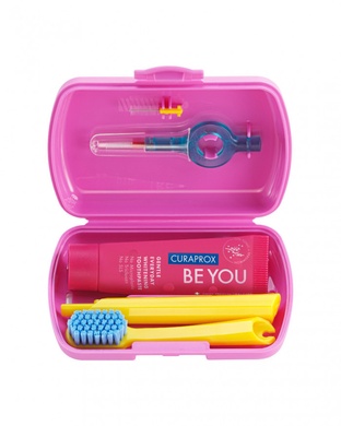 Дорожный набор Curaprox "Be You" Travel Set Pink (розовый)