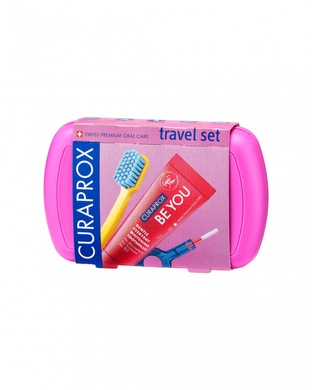 Дорожній набір Curaprox "Be You" Travel Set Pink (рожевий)