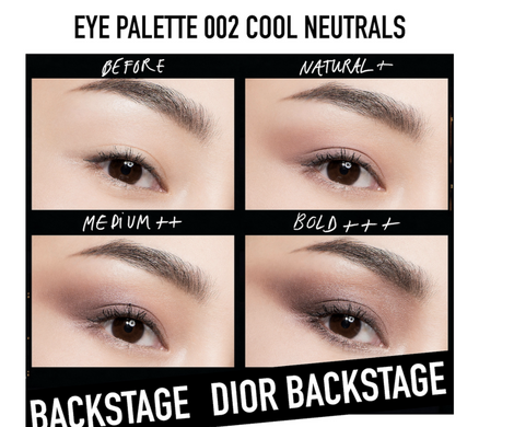 Палітра тіней Dior BACKSTAGE Eyeshadow Palette - 002 Cool Neutral