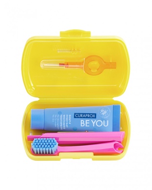 Дорожный набор Curaprox "Be You" Travel Set Yellow (желтый)