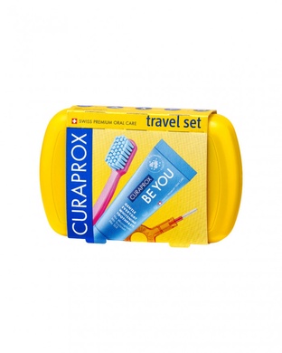 Дорожный набор Curaprox "Be You" Travel Set Yellow (желтый)