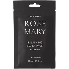 Балансуюча маска з розмарином Rated Green Rose Mary Balancing Scalp Pack Charcoal, 50ml