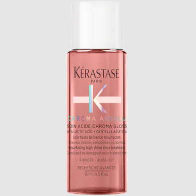 Флюид для интенсивного блеска и гладкости окрашенных волос Kerastase Chroma Absolu Soin Acide Chroma Gloss, 15ml