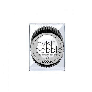 Резинка-браслет для волос Invisibobble SLIM True Black