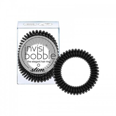 Резинка-браслет для волос Invisibobble SLIM True Black