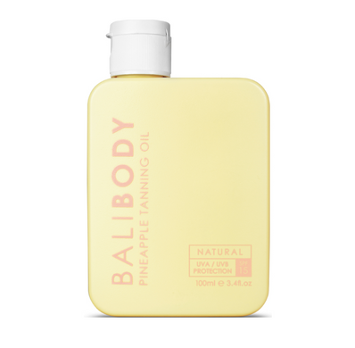 Масло для загара с экстрактом ананаса с защитой Bali Body Pineapple Tanning Oil SPF15