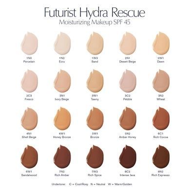 Увлажняющий тональный крем Estee Lauder Futurist Hydra Rescue SPF 45 оттенок 1N2
