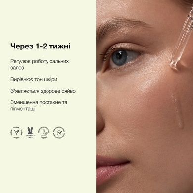 Незмивна сироватка-пілінг із молочною кислотою whocares Gentle Peel Lactic Acid Serum, 30мл
